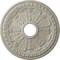 Ekena Millwork Raymond Medallion (Canopies up to 5 1/8"), 18 1/8"OD 3 5/8"ID x 1 1/8"P, Pot of Cream Crackle CM18RAPCC - alternate 1